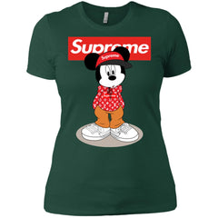 Supreme Mickey Mouse T-shirt Women Cotton T-Shirt Women Cotton T-Shirt - parenttees