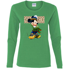 Gucci Trending Mickey T-shirt Women Long Sleeve Shirt Women Long Sleeve Shirt - parenttees