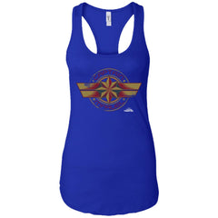 Captain Marvel Color Fade Circle Logo Badge Women Tank Top Women Tank Top - parenttees