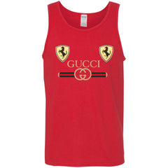 Best Gucci Ferrari New T-shirt Men Cotton Tank Men Cotton Tank - parenttees