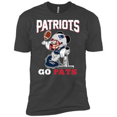 Go Pats - New England Patriots Super Bowl 2019 Mickey Mouse Football Nfl Men Short Sleeve T-Shirt Men Short Sleeve T-Shirt - parenttees