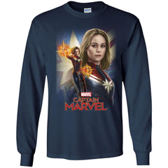 Marvel Captain Marvel Powers Portrait Men Long Sleeve Shirt Men Long Sleeve Shirt - parenttees