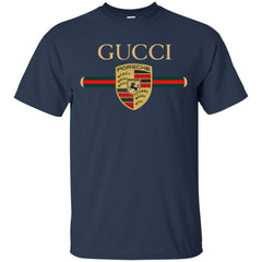 New Gucci Porsche Shirt Men Cotton T-Shirt Men Cotton T-Shirt - parenttees