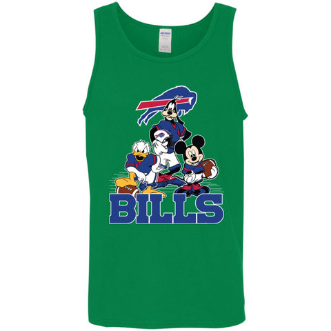 Mickey Mouse Buffalo Bills American Football Nfl Sports Shirt Men Cotton Tank Turf Green / X-Small Men Cotton Tank - parenttees