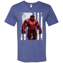 Giants Hulk Boston Red Sox T-shirt Flag Men V-Neck T-Shirt Men V-Neck T-Shirt - parenttees