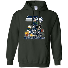 Mickey Mouse Seattle Seahawks American Football Nfl Sports Shirt Pullover Hoodie Sweatshirt Pullover Hoodie Sweatshirt - parenttees