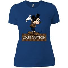 Louis Vuitton Mickey T-shirt Women Cotton T-Shirt Women Cotton T-Shirt - parenttees