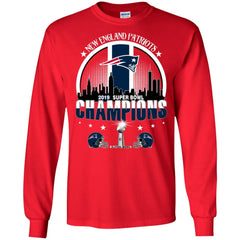 Nfl – New England Patriots 2019 Super Bowl Champions Football Men Long Sleeve Shirt Men Long Sleeve Shirt - parenttees