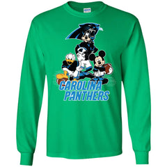Mickey Mouse Carolina Panthers American Football Nfl Sports Shirt Men Long Sleeve Shirt Men Long Sleeve Shirt - parenttees