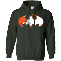 We Are The Cleveland Browns Batman Nfl Mashup Pullover Hoodie Sweatshirt Pullover Hoodie Sweatshirt - parenttees
