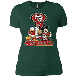 Mickey Mouse San Francisco 49ers American Football Nfl Sports Shirt Women Cotton T-Shirt