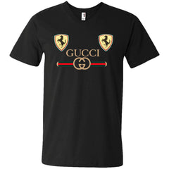 Best Gucci Ferrari New T-shirt Men V-Neck T-Shirt Men V-Neck T-Shirt - parenttees