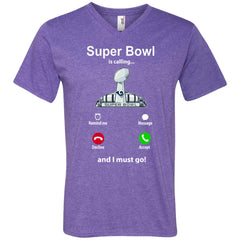 Nfl - Super Bowl Is Calling And I Must Go Los Angeles Rams 2019 Football Men V-Neck T-Shirt Men V-Neck T-Shirt - parenttees