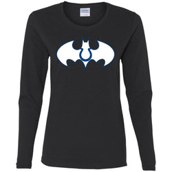 We Are The Indianapolis Colts Batman Nfl Mashup Women Long Sleeve Shirt