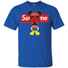 Supreme Robot Mickey Hot T-shirt Men Cotton T-Shirt Men Cotton T-Shirt - parenttees