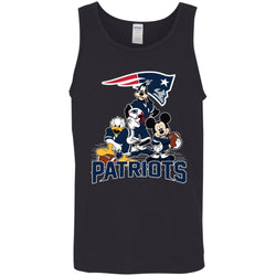 Mickey Mouse New England Patriots American Football Nfl Sports Shirt Men Cotton Tank