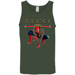 Spider Man Gucci Funny  Trend T- Shirt Men Cotton Tank