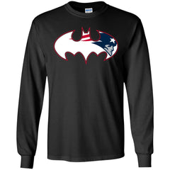 We Are The New England Patriots Batman Nfl Mashup Men Long Sleeve Shirt Men Long Sleeve Shirt - parenttees