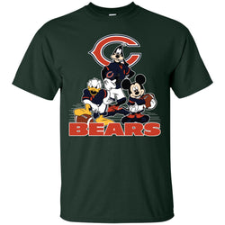 Mickey Mouse Chicago Bears American Football Nfl Sports Shirt Men Cotton T-Shirt