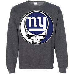 New York Giants Grateful Dead Steal Your Face Football Nfl Shirts Crewneck Pullover Sweatshirt Crewneck Pullover Sweatshirt - parenttees