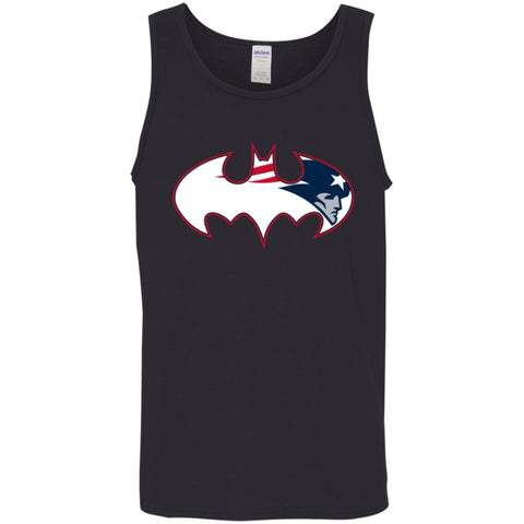 We Are The New England Patriots Batman Nfl Mashup Men Cotton Tank Black / X-Small Men Cotton Tank - parenttees