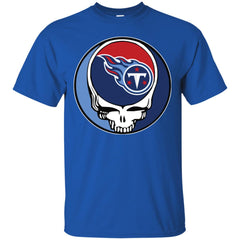 Tennessee Titans Grateful Dead Steal Your Face Football Nfl Shirts Men Cotton T-Shirt Men Cotton T-Shirt - parenttees