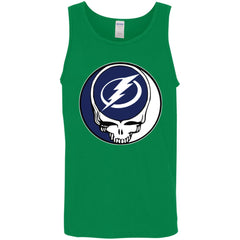 Tampa Bay Lightning Grateful Dead Steal Your Face Hockey Nhl Shirts Men Cotton Tank Men Cotton Tank - parenttees