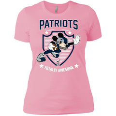 Nfl – New England Patriots Totally Awesome Mickey Mouse Super Bowl 2019 Football Women Cotton T-Shirt Women Cotton T-Shirt - parenttees