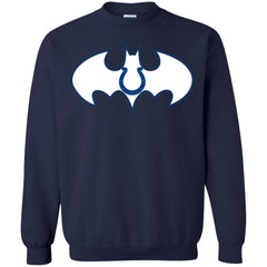 We Are The Indianapolis Colts Batman Nfl Mashup Crewneck Pullover Sweatshirt Crewneck Pullover Sweatshirt - parenttees