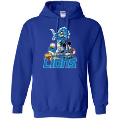 Mickey Mouse Detroit Lions American Football Nfl Sports Shirt Pullover Hoodie Sweatshirt Pullover Hoodie Sweatshirt - parenttees