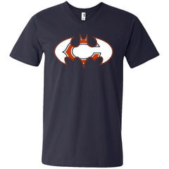 We Are The Chicago Bears Batman Nfl Mashup Men V-Neck T-Shirt Men V-Neck T-Shirt - parenttees