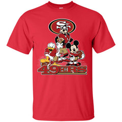 Mickey Mouse San Francisco 49ers American Football Nfl Sports Shirt Men Cotton T-Shirt Men Cotton T-Shirt - parenttees