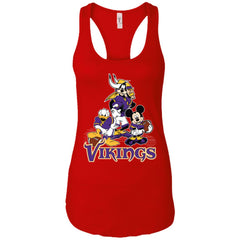 Mickey Mouse Minnesota Vikings American Football Nfl Sports Shirt Women Tank Top Women Tank Top - parenttees