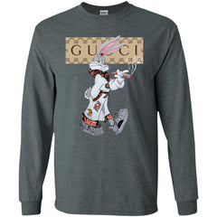 Gucci Rabbit Smoking Tshirt Men Long Sleeve Shirt Men Long Sleeve Shirt - parenttees