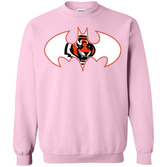 We Are The Cincinnati Bengals Batman Nfl Mashup Crewneck Pullover Sweatshirt Crewneck Pullover Sweatshirt - parenttees