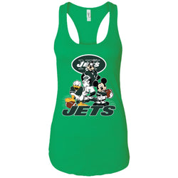 Mickey Mouse New York Jets American Football Nfl Sports Shirt Women Tank Top