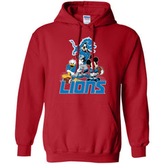 Mickey Mouse Detroit Lions American Football Nfl Sports Shirt Pullover Hoodie Sweatshirt Pullover Hoodie Sweatshirt - parenttees