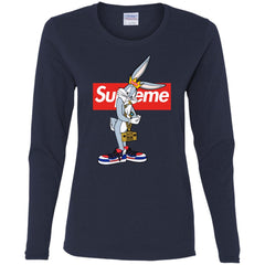 Supreme Rabbit Trending T-shirt Women Long Sleeve Shirt Women Long Sleeve Shirt - parenttees