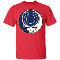 Indianapolis Colts Grateful Dead Steal Your Face Football Nfl Shirts Men Cotton T-Shirt Men Cotton T-Shirt - parenttees