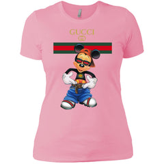 Gucci Logo Mickey Gift Trending T-shirt Women Cotton T-Shirt Women Cotton T-Shirt - parenttees