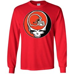 Cleveland Browns Grateful Dead Steal Your Face Football Nfl Shirts Men Long Sleeve Shirt Men Long Sleeve Shirt - parenttees