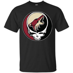 Arizona Coyotes Grateful Dead Steal Your Face Hockey Nhl Shirts Men Cotton T-Shirt