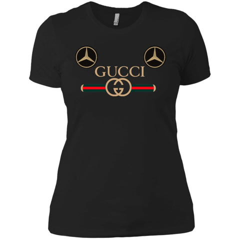 Gucci Mercedes Best T-shirt Women Cotton T-Shirt Black / X-Small Women Cotton T-Shirt - parenttees