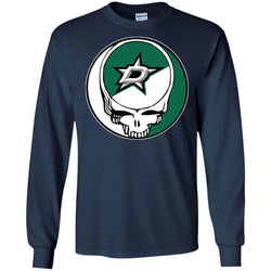 Dallas Stars Grateful Dead Steal Your Face Hockey Nhl Shirts Men Long Sleeve Shirt