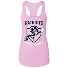 Nfl – New England Patriots Totally Awesome Mickey Mouse Super Bowl 2019 Football Women Tank Top Women Tank Top - parenttees