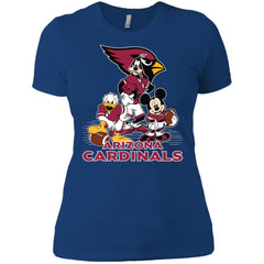 Mickey Mouse Arizona Cardinals American Football Nfl Sports Shirt Women Cotton T-Shirt Women Cotton T-Shirt - parenttees