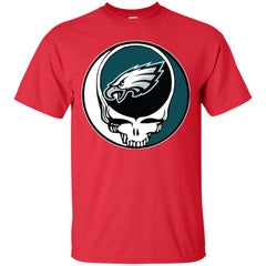 Philadelphia Eagles Grateful Dead Steal Your Face Football Nfl Shirts Men Cotton T-Shirt Men Cotton T-Shirt - parenttees