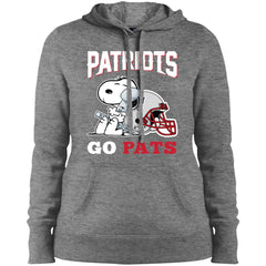 Go Pats - New England Patriots Super Bowl 2019 Snoopy Football Nfl Women Hooded Sweatshirt Women Hooded Sweatshirt - parenttees