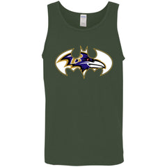 We Are The Baltimore Ravens Batman Nfl Mashup Men Cotton Tank Men Cotton Tank - parenttees