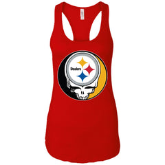 Pittsburgh Steelers Grateful Dead Steal Your Face Football Nfl Shirts Women Tank Top Women Tank Top - parenttees